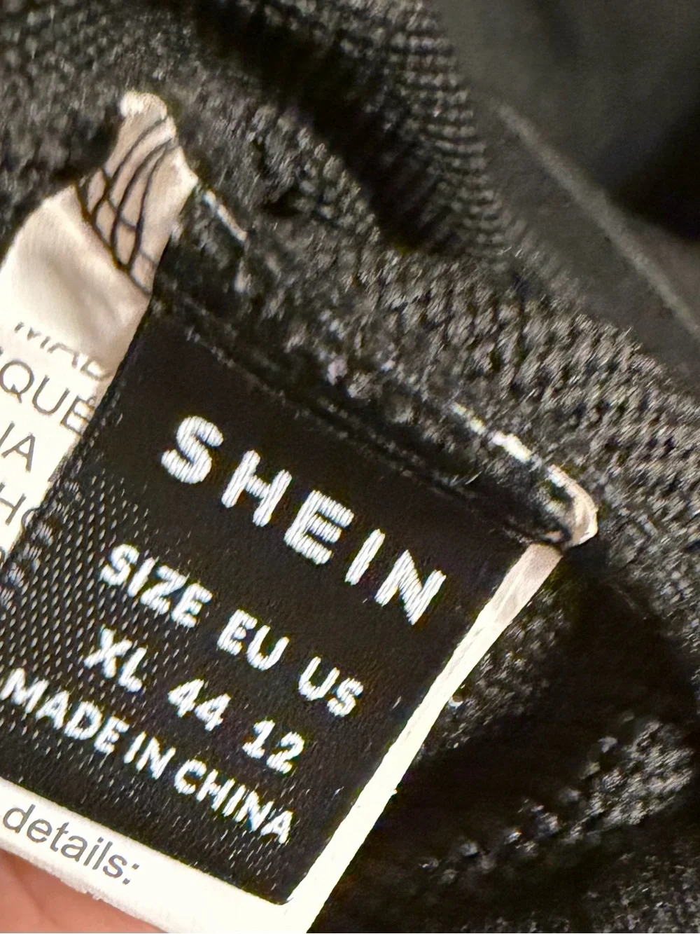 SHEIN playful black